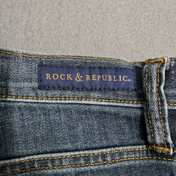 Rock & Republic Women 10 M Berlin Skinny Mid Rise Jeans - Picture 11 of 15